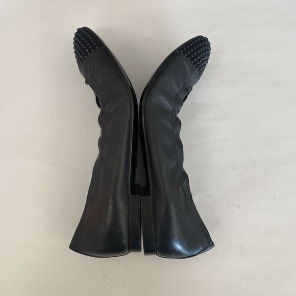 AGL Attilio Giusti Leombruni Navy Blue Ballet Flat Women EU 36.5 US 6.5 Beaded - Picture 8 of 16